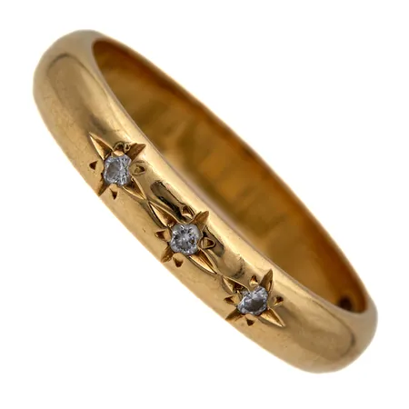 Timanttisormus 3xn.0.02ct, koko 18, 585, Paino: 3,4 g