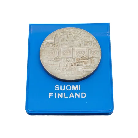 Juhlaraha, Turku 1229-1979, nimellisarvo 25mk, 500, Paino: 26,5 g