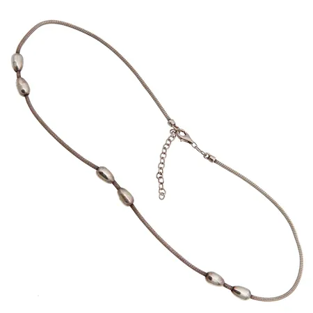 Kaulakoru, pituus 45-49cm, 925,  Paino: 9,7 g