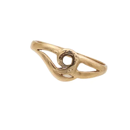 Timanttisormus 1xn.0.005ct, koko 18, 585,  Paino: 1,8 g