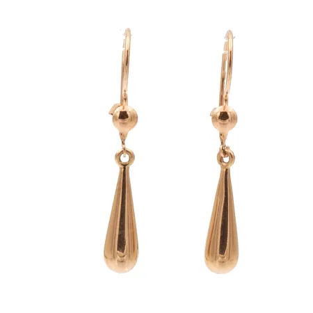 Kyynel-korvakorut, korkeus 33mm, 585, Paino: 1,2 g