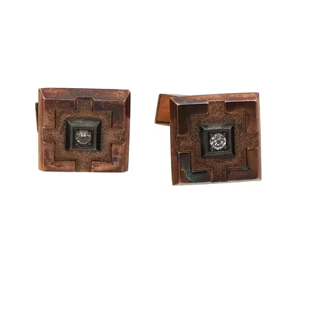 Kivikalvosinnapit, koko 17x17mm, 585br,  Paino: 8,7 g