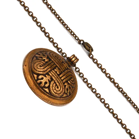 Kaulakoru Kalevala Hannunvaakuna, pituus 62cm, riipuksen korkeus 34mm, pronssia Paino: 0 g