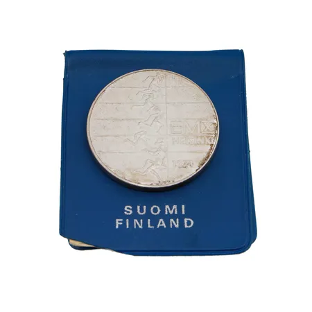 Juhlaraha, Suomi 1971 EMX Helsinki, nimellisarvo 10mk, 500,  Paino: 24,1 g