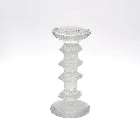 Kynttilänjalka Festivo Iittala, signeeraus Timo Sarpaneva, neljä solmua, korkeus 180mm Paino: 0 g