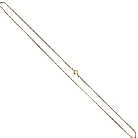 Panssarikaulaketju, pituus 44cm, leveys 1mm, 585,  Paino: 2,3 g