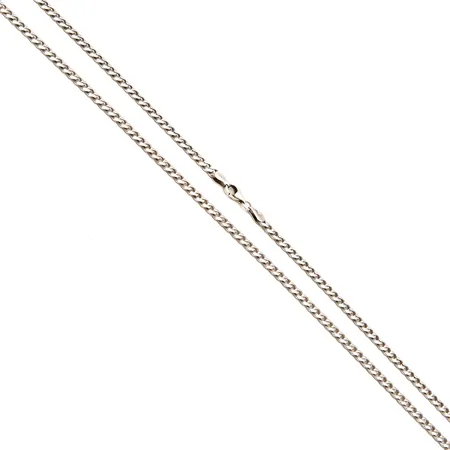 Panssarikaulaketju, pituus 71cm, leveys 4mm, 925,  Paino: 18,3 g