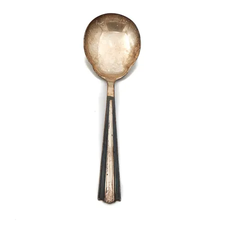 Perunalusikka, Hopeatehdas Oy, pituus 202mm, 916, Paino: 70,6 g