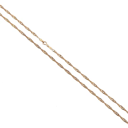 Singapore-kaulaketju, pituus 52cm, 585, Paino: 3,2 g