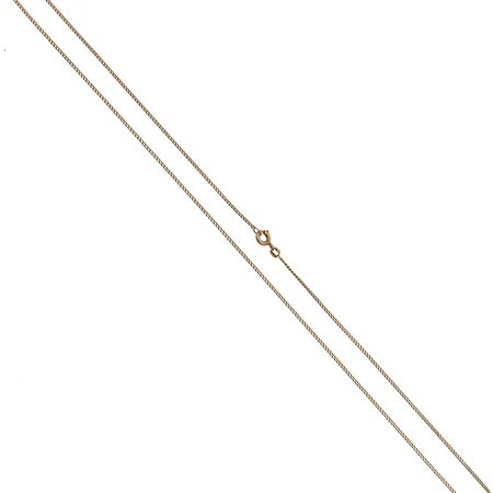 Panssarikaulaketju, pituus 53cm, leveys 1mm, 585, Paino: 3 g