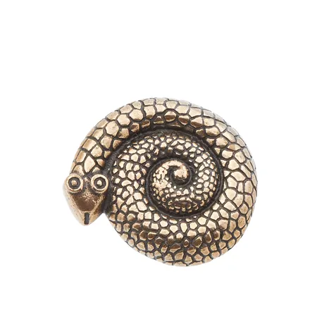 Rintaneula riipuslenkillä, Vaskikäärme Kalevala Koru, pronssi, Ø 28mm.