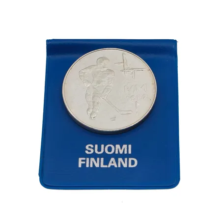 Juhlaraha, Jääkiekon MM-1982, nimellisarvo 50mk, 500, Paino: 23,1 g