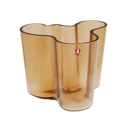 Aalto-maljakko, Iittala, korkeus 120mm, ruskea