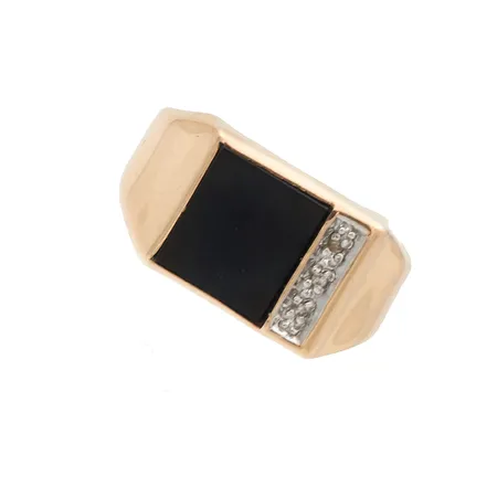 Timanttisormus kivellä 3xn.0.005ct, koko 19, 585,  Paino: 3,5 g