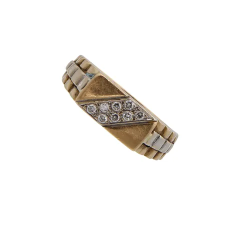 Timanttisormus 8xn.0.02ct, koko 18¼, 750, Paino: 7,5 g