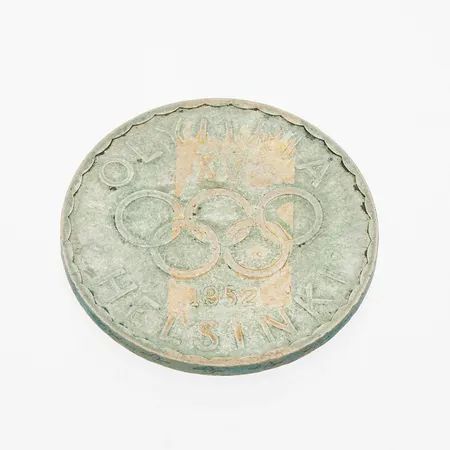 Olympiaraha, Olympia XV Helsinki 1952, nimellisarvo 500 markkaa, 500,  Paino: 12,2 g
