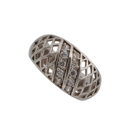 Kivisormus, koko 18¼, 925br, Paino: 6,4 g