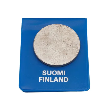 Juhlaraha, Suomi 1971 EMX Helsinki, nimellisarvo 10mk, 500, Paino: 24,1 g