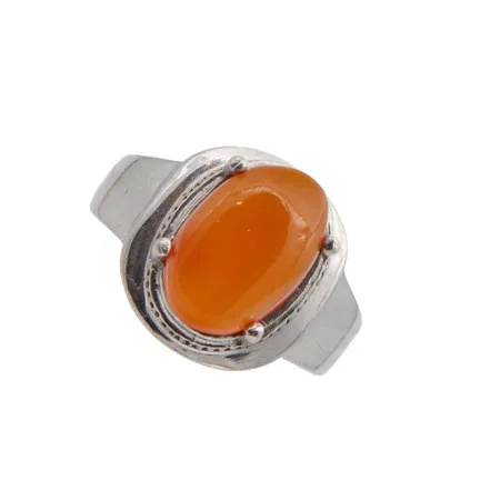 Kivisormus, koko 19, 925br, Paino: 7,2 g