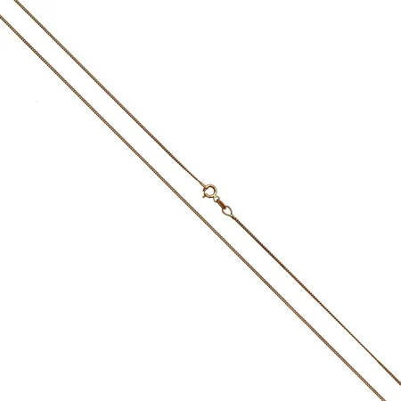 Panssarikaulaketju, pituus 50cm, leveys 0,9mm, 585, Paino: 1,6 g