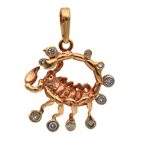 Timanttiriipus 3xn0.02ct 4xn.0.03ct 3xn.0.04ct, korkeus 34mm, 585br, Paino: 6,4 g