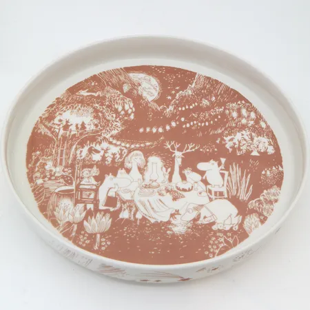 Piirakkavuoka Arabia, Muumi, Juhlan aika, Ø 28cm.