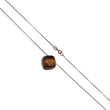 Kivikaulakoru, pituus 50cm, riipuksen korkeus 18mm, 925br, Paino: 6 g