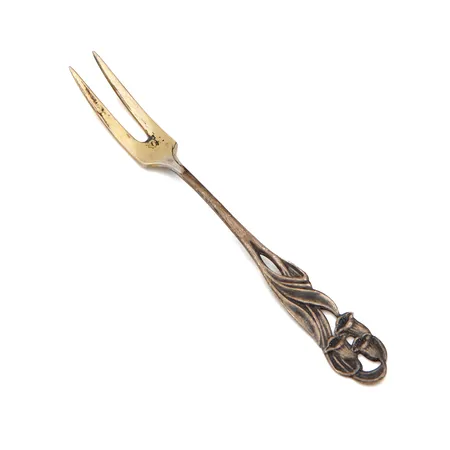Leikkelehaarukka, Kielo, pituus 117mm, Hämeenlinna 1955, 813, Paino: 9 g