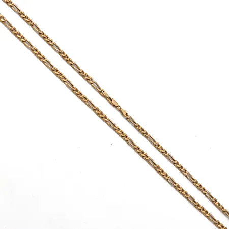 Figaro-kaulaketju, pituus 62cm, leveys 5mm, 750, Paino: 17,4 g