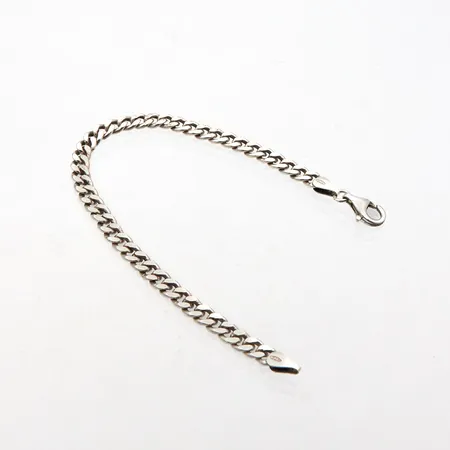 Panssariranneketju, pituus 20cm, leveys 6mm, 925,  Paino: 12,1 g