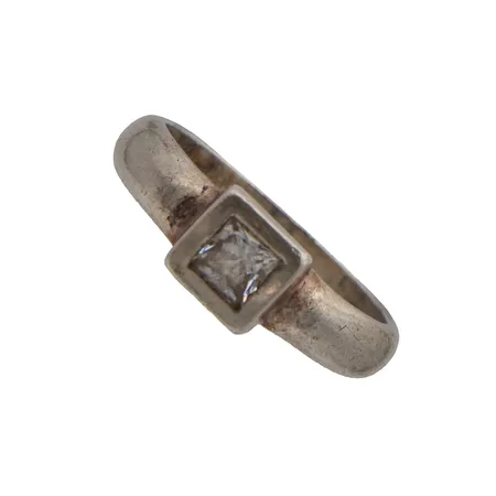 Kivisormus, koko 17½, 925br,  Paino: 3,4 g