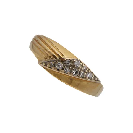 Timanttisormus, 9xn.0.005-0.02ct, koko 17, 750, Paino: 4 g