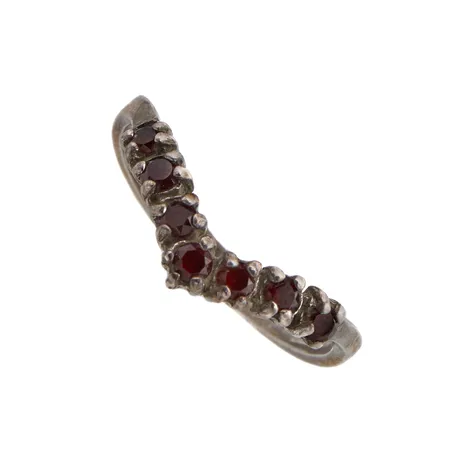 Kivisormus, koko 16½, 925br, Paino: 1,3 g