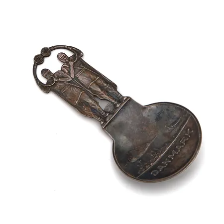 Lusikka, Danmark, pituus 110mm, 800 leimaamaton,  Paino: 31,1 g