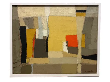 Taulu, öljyväri kankaalle, Villageoise, 55cm x 70cm, signeerattu Max Papart. Ei lähetetä
