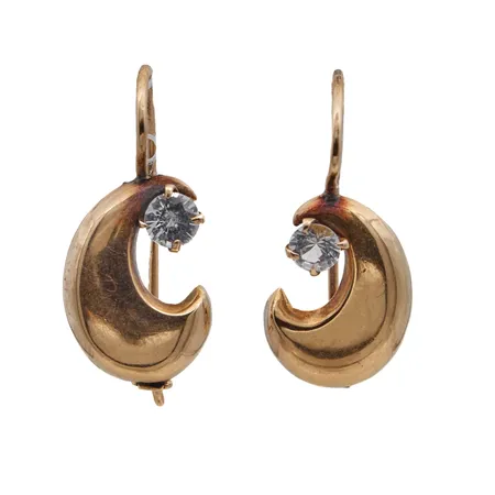 Kivikorvakorut, korkeu 20mm, 585br,  Paino: 1,7 g