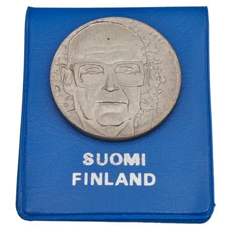 Juhlaraha, Urho Kekkonen 1975, nimellisarvo 10 mk, 500, Paino: 23,8 g