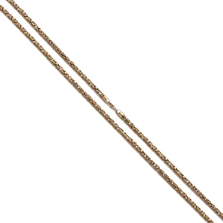 Kuningaskaulaketju, pituus 69cm, leveys 3mm, 585, Paino: 19,2 g