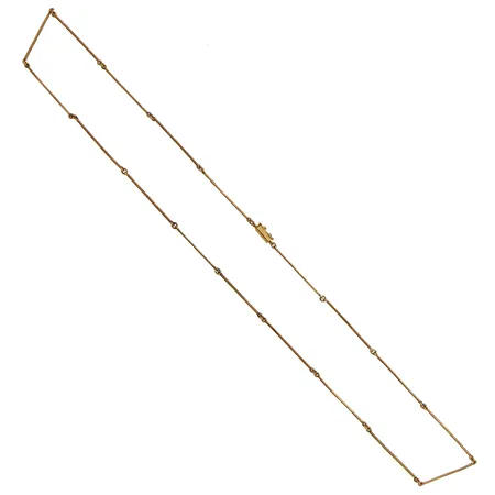 Kaulakoru, pituus 48cm, 585 leimaamaton, Paino: 4,5 g