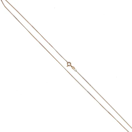 Panssarikaulaketju, pituus 48,5cm, leveys 1mm, ketjussa venymää, 585, Paino: 1,6 g