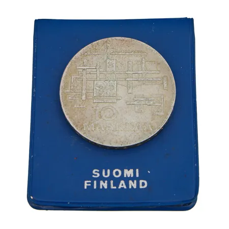 Juhlaraha, 10 markkaa, Itsenäinen Suomi 50 vuotta 1917 -1967, Suomi, 900,  Paino: 24,1 g