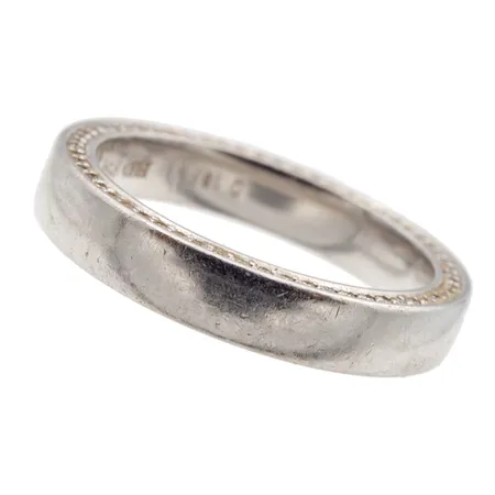 Timanttisormus 60xn.0.003ct (F/VS), koko 16½, kaiverrettu, 950 platinaa, Paino: 8,8 g