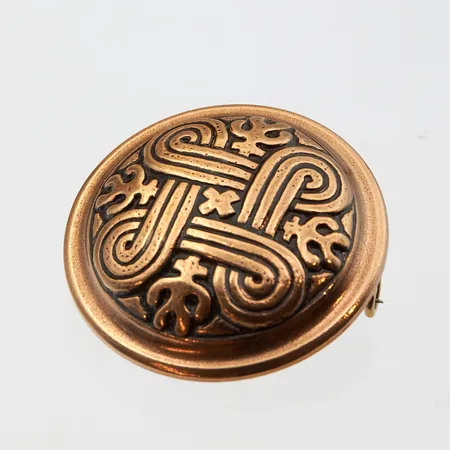 Rintaneula, Kalevala Koru, Hannunvaakuna, Ø 28mm, pronssia