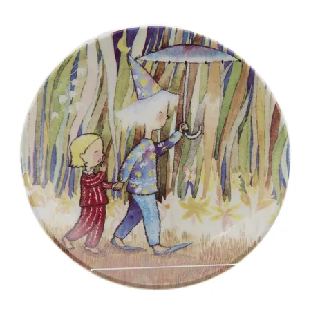 Seinälautanen, Arabia, Aa tuuti lasta..., Maileena Kurkinen, Ø 20cm,