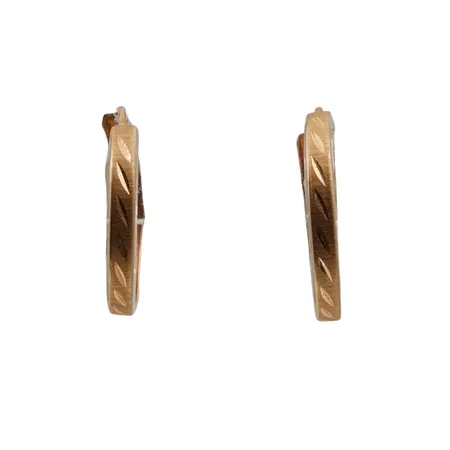 Kuvioidut korvarenkaat, Ø 15mm, 585, Paino: 0,4 g
