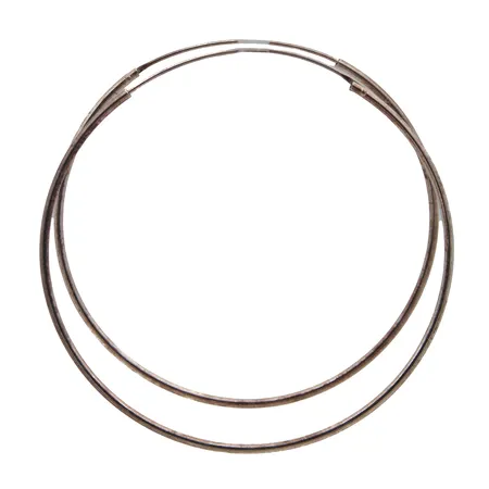 Korvarenkaat, Ø 50mm, 925,  Paino: 2,3 g