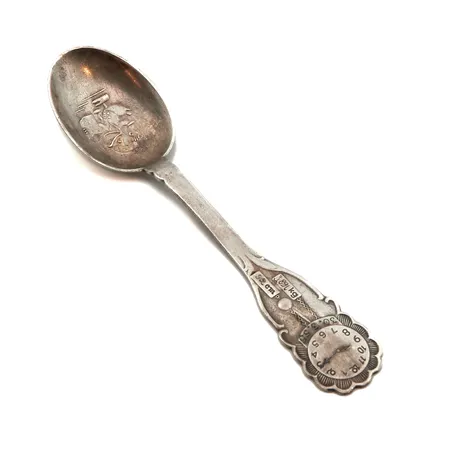 Kummilusikka, pituus 140mm, kaiverrettu, 813, Paino: 28,6 g