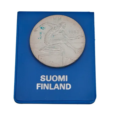 Juhlaraha, Yleisurheilun MM 1983, nimellisarvo 50 markkaa, 500, Paino: 21,8 g