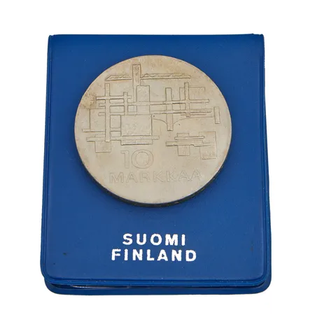 Juhlaraha, 10 markkaa, Itsenäinen Suomi 50 vuotta 1917-1967, Suomi, 900,  Paino: 24,1 g