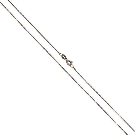 Venetsia-kaulaketju, pituus 46cm, leveys 1mm, 925, Paino: 1,9 g